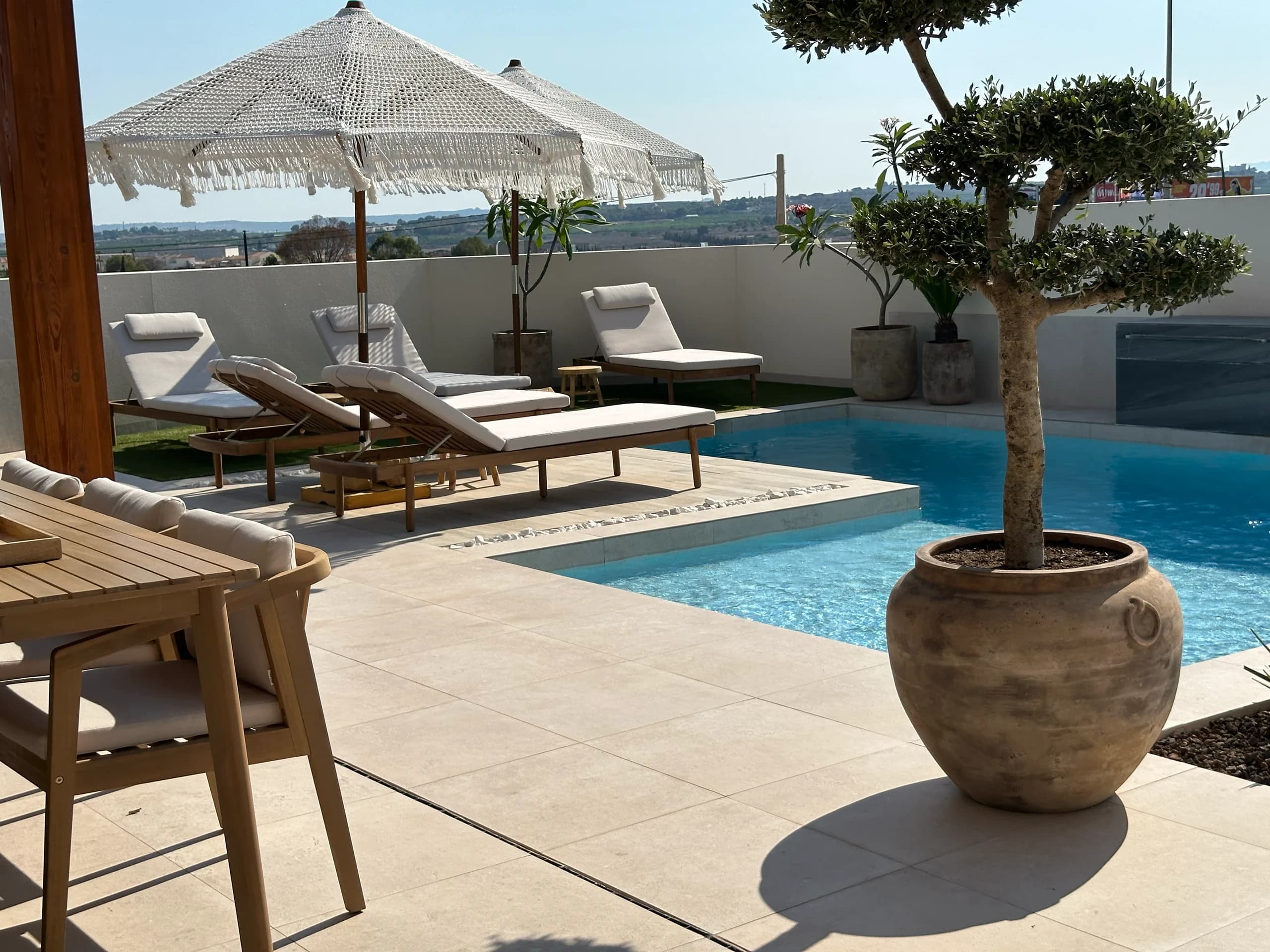 Villa Bella Sol — kitchen worktop and cabinetry detail