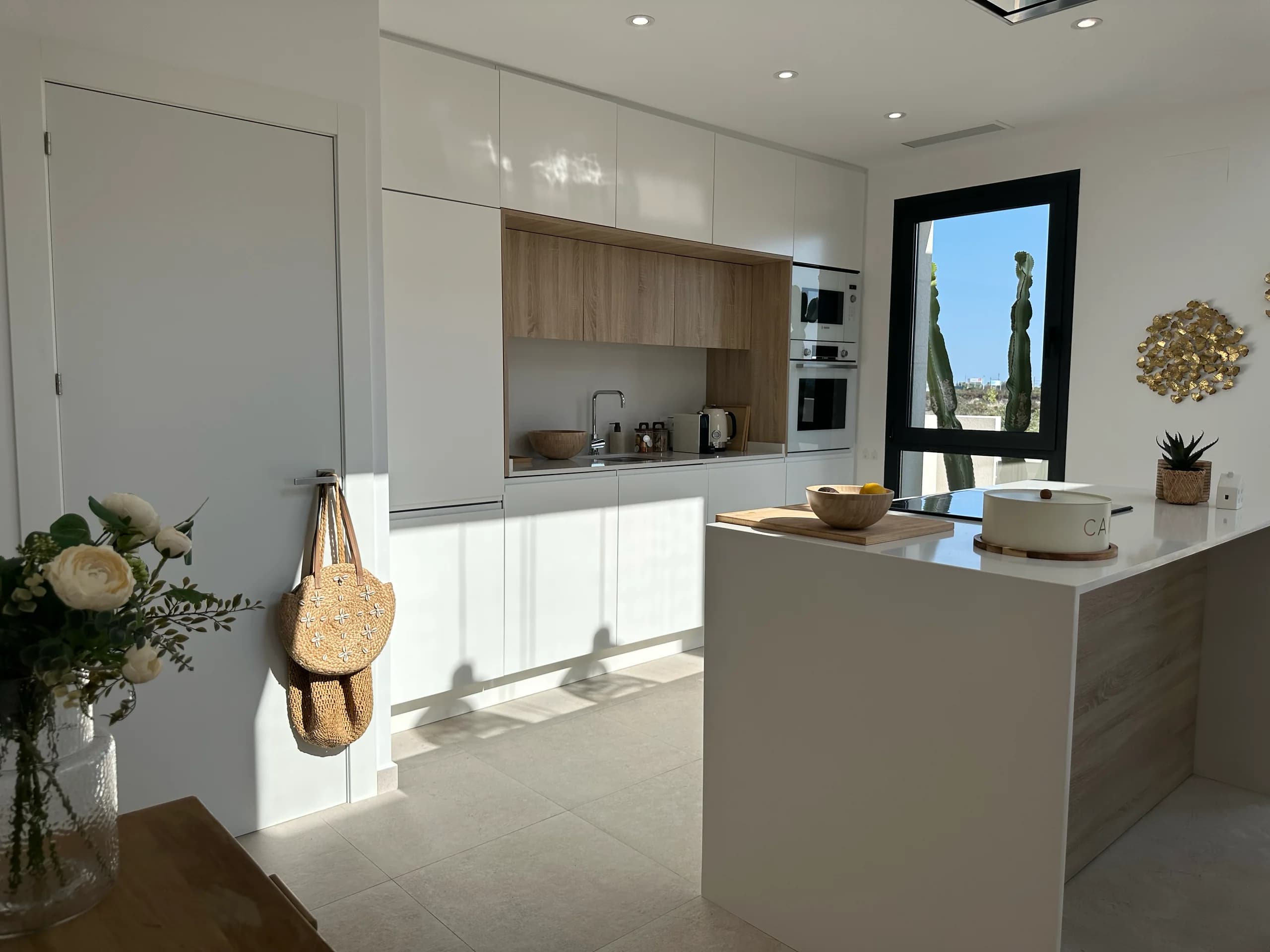 Villa Bella Sol — architectural detail of exterior walls